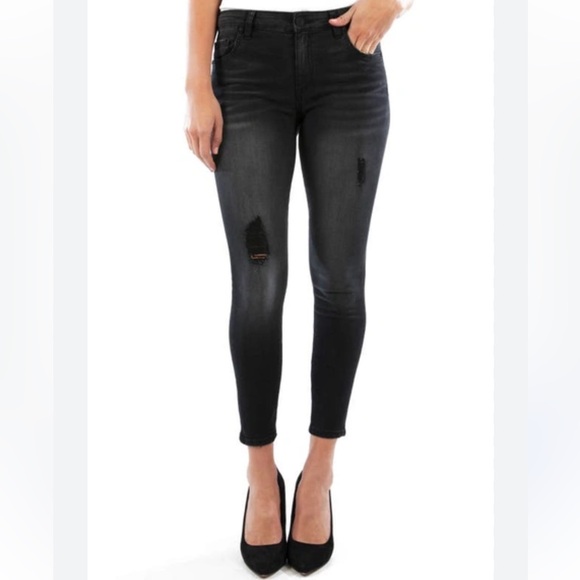 KUT From The Kloth CONNIE High Rise Ankle Skinny Size 10 - Picture 1 of 10